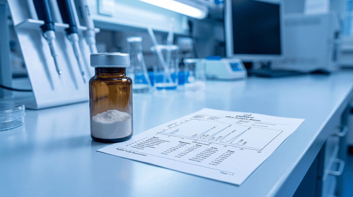 Kako brati certifikat analize (COA) za peptide