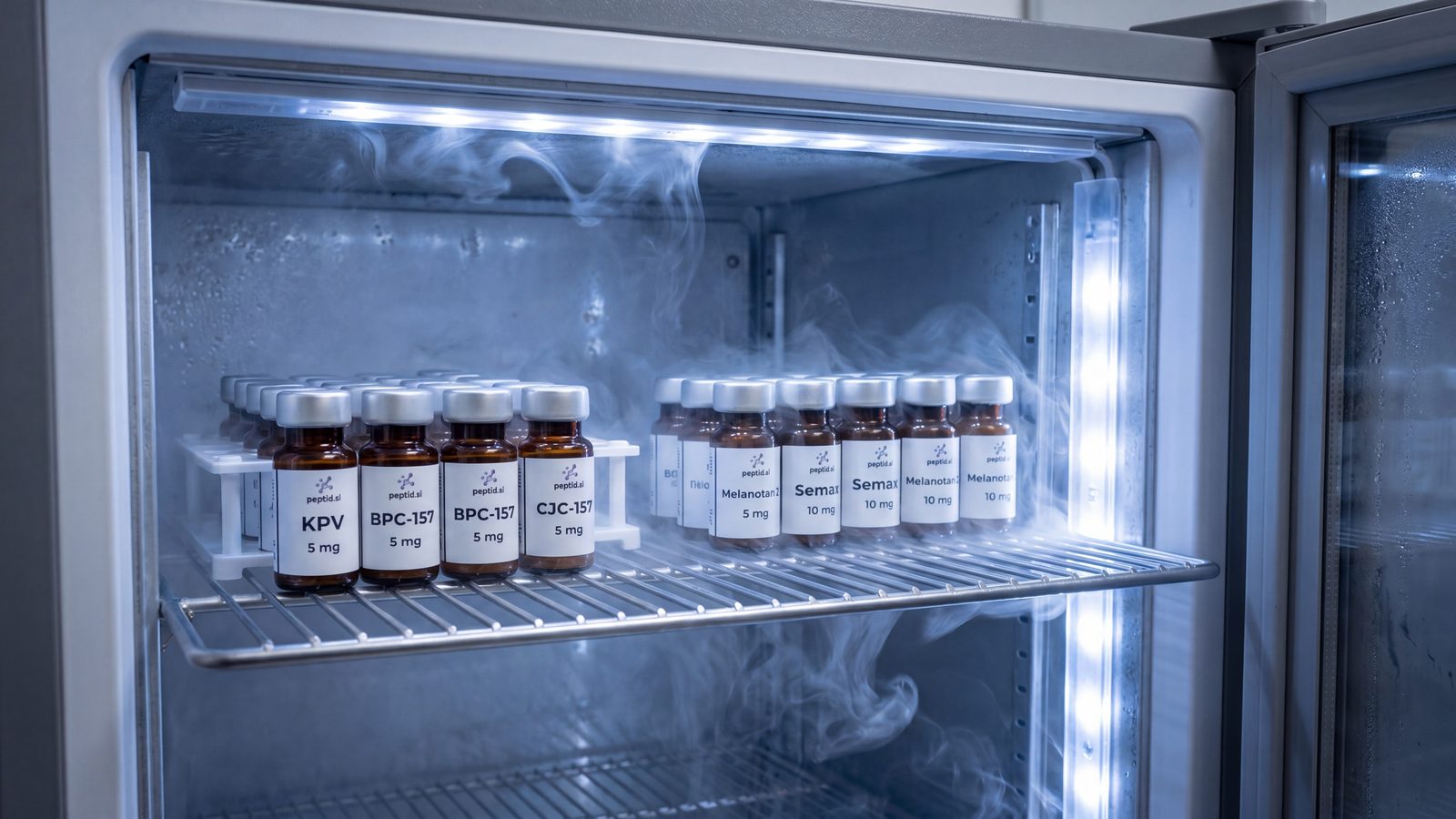 Kako pravilno shranjevati peptide: Popoln vodič
